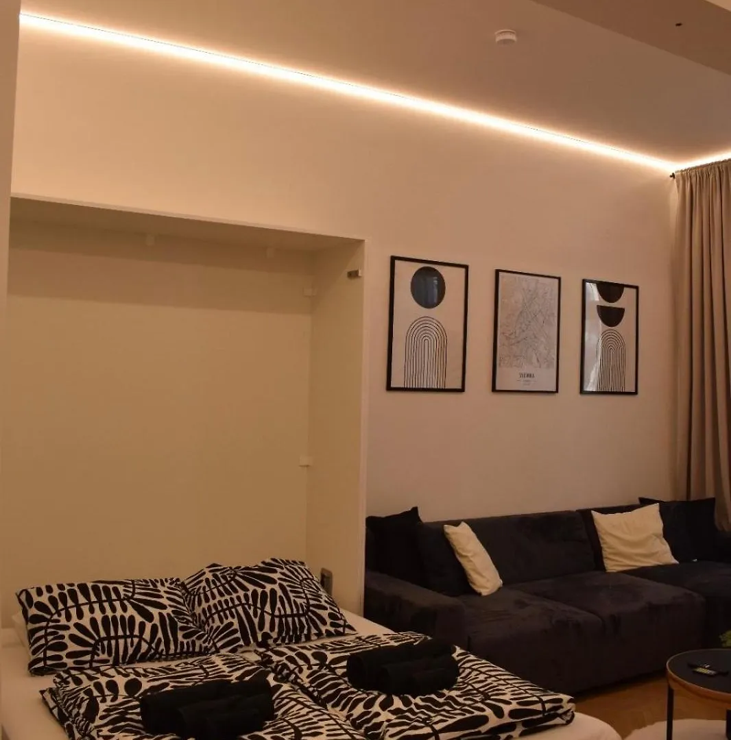 Black & White Apartment Vienna Austria